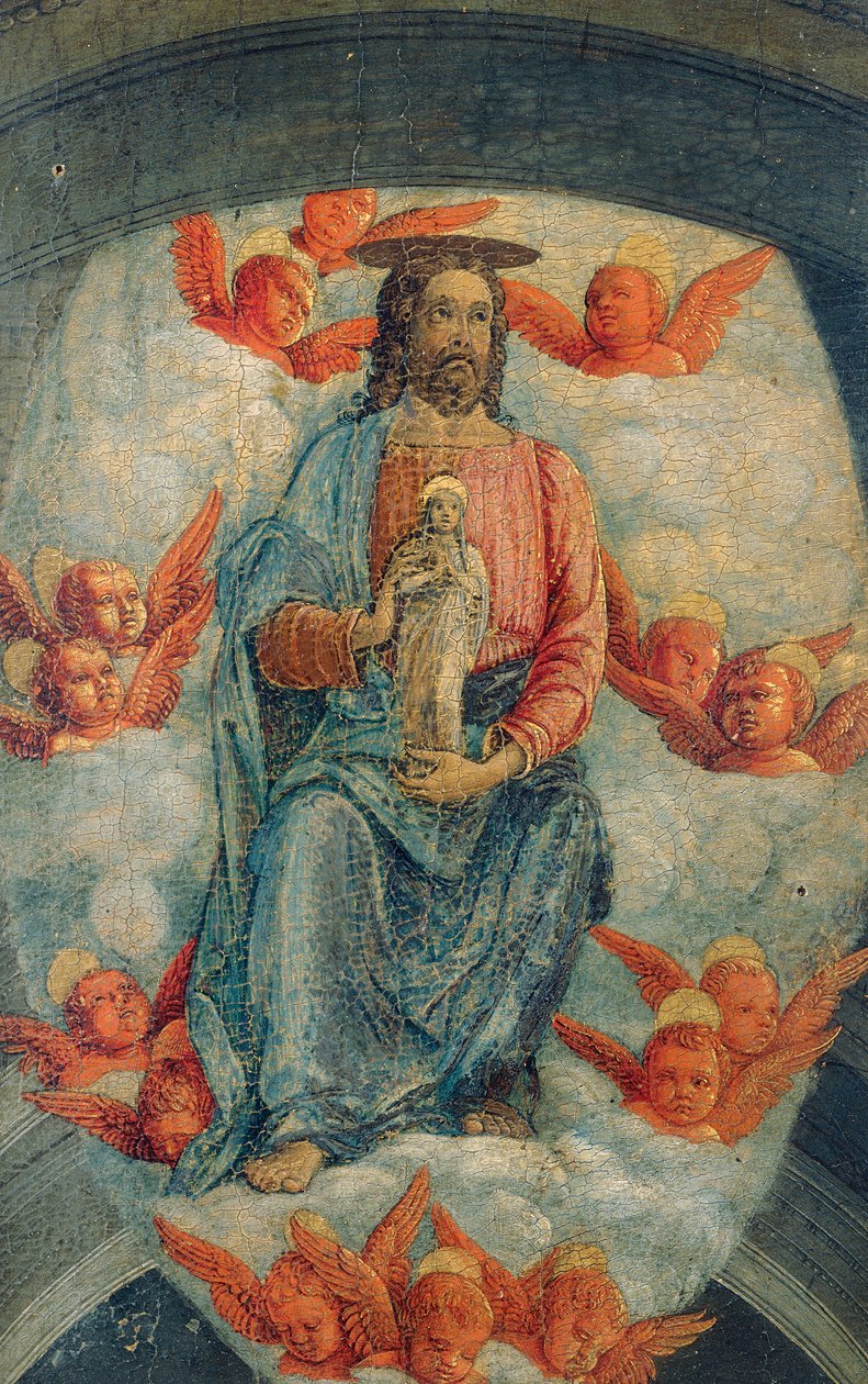 Krisztus a szüzek lelkével alkotó: Andrea Mantegna