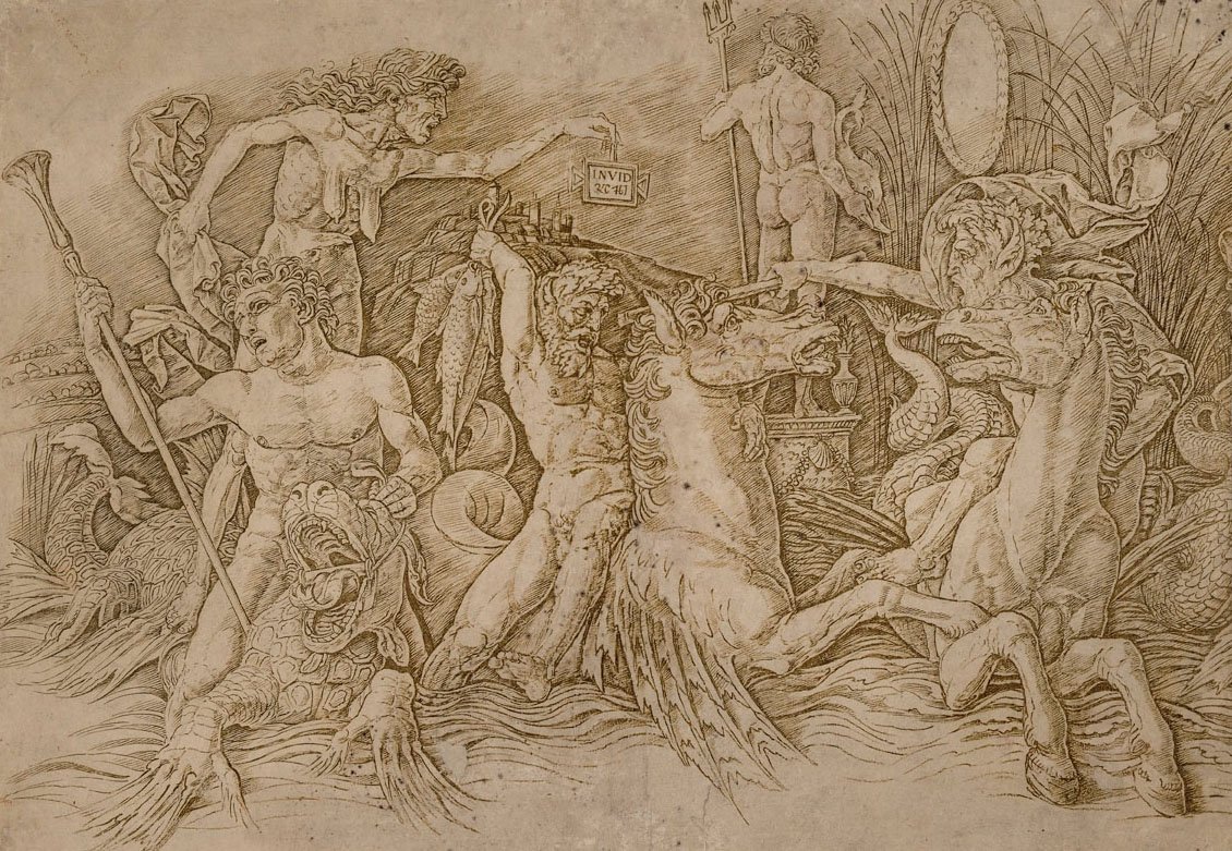 A tengeri istenek harca alkotó: Andrea Mantegna