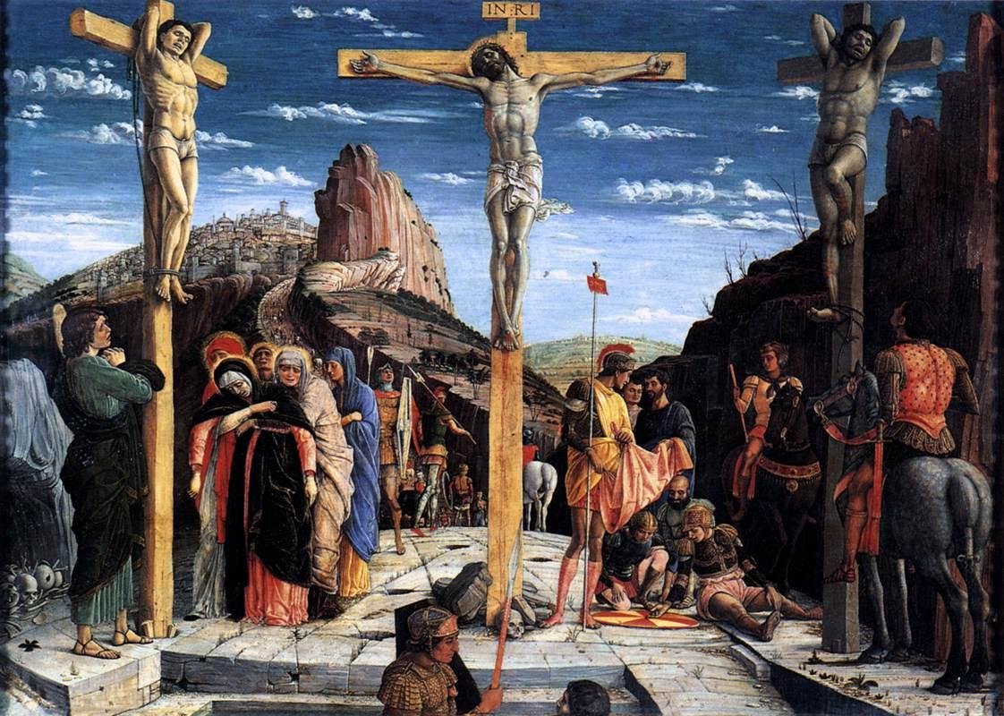 Keresztre feszítés alkotó: Andrea Mantegna