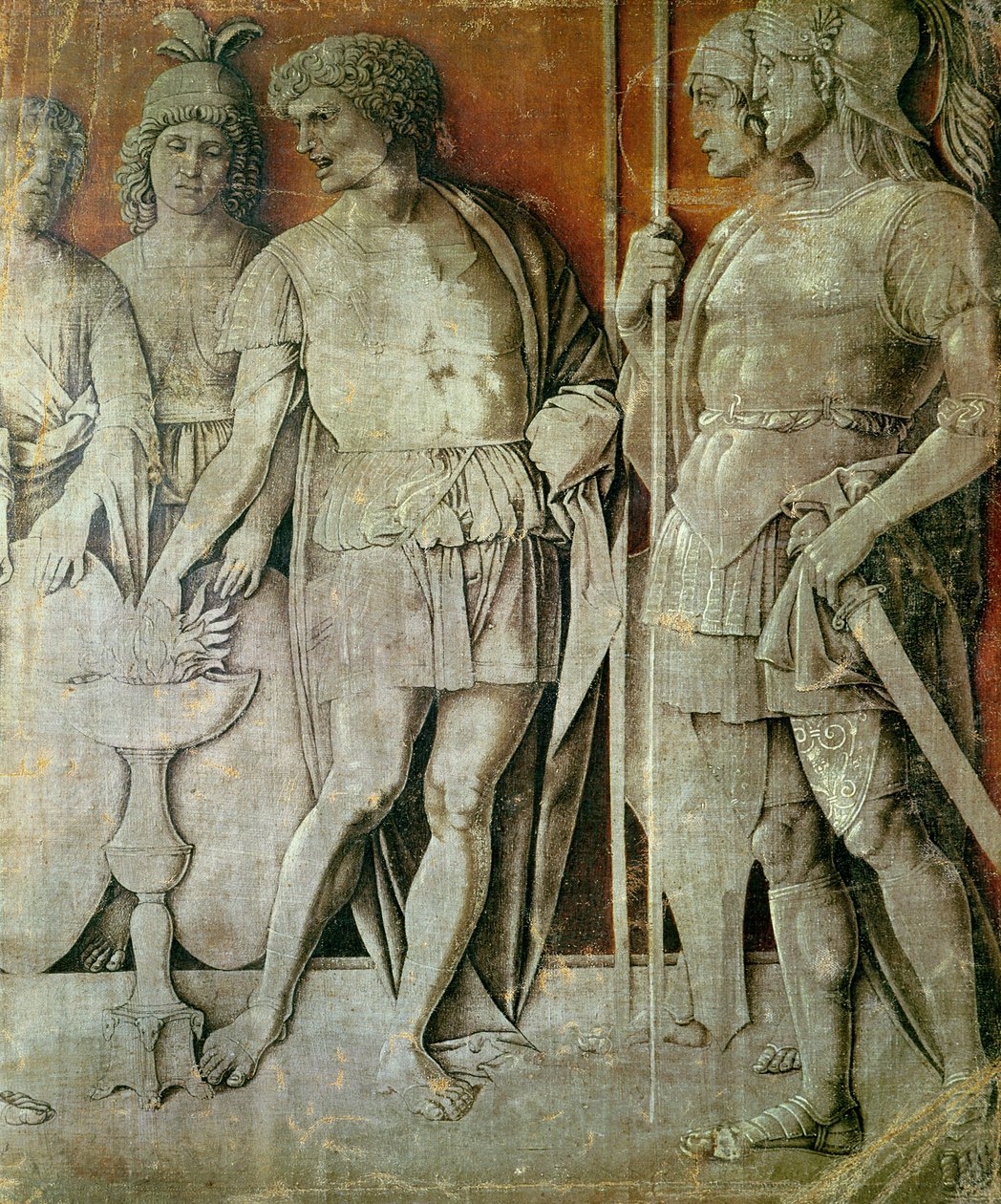 Mucius Scaevola alkotó: Andrea Mantegna