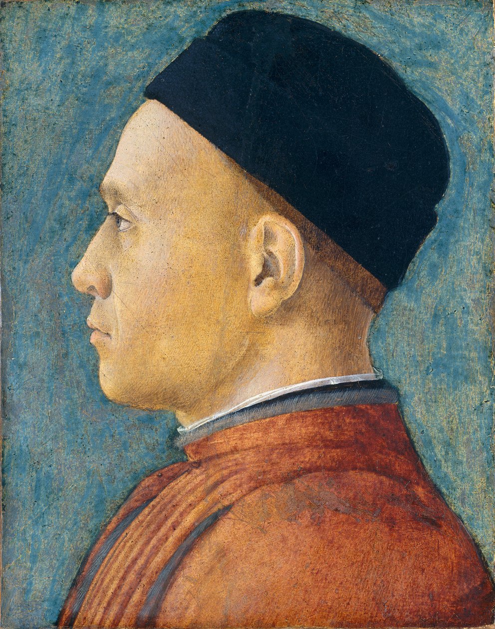 Férfi portréja, c. 1470 (tempera a panelen) alkotó: Andrea Mantegna