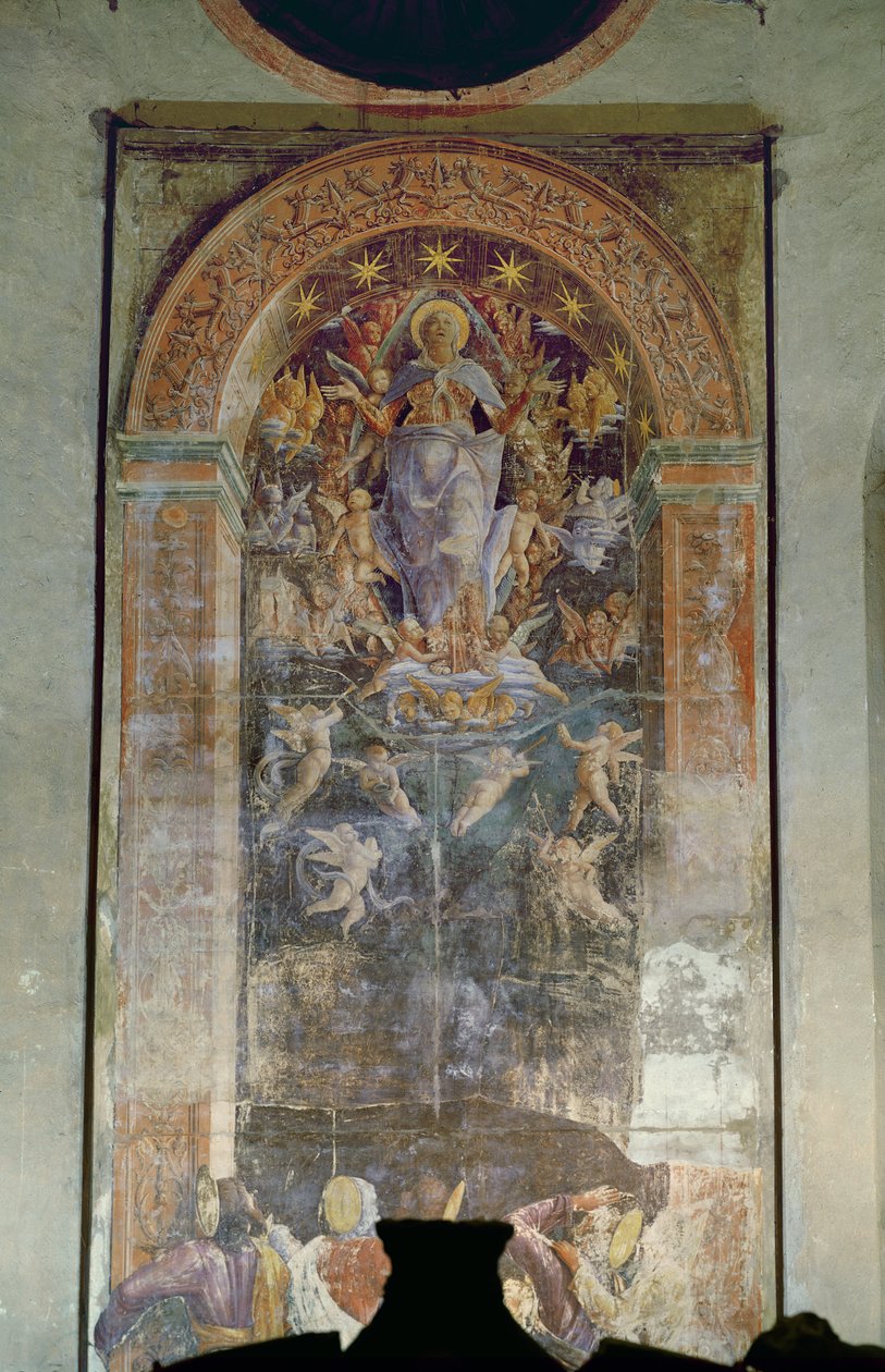 Nagyboldogasszony, 1450-56 körül alkotó: Andrea Mantegna