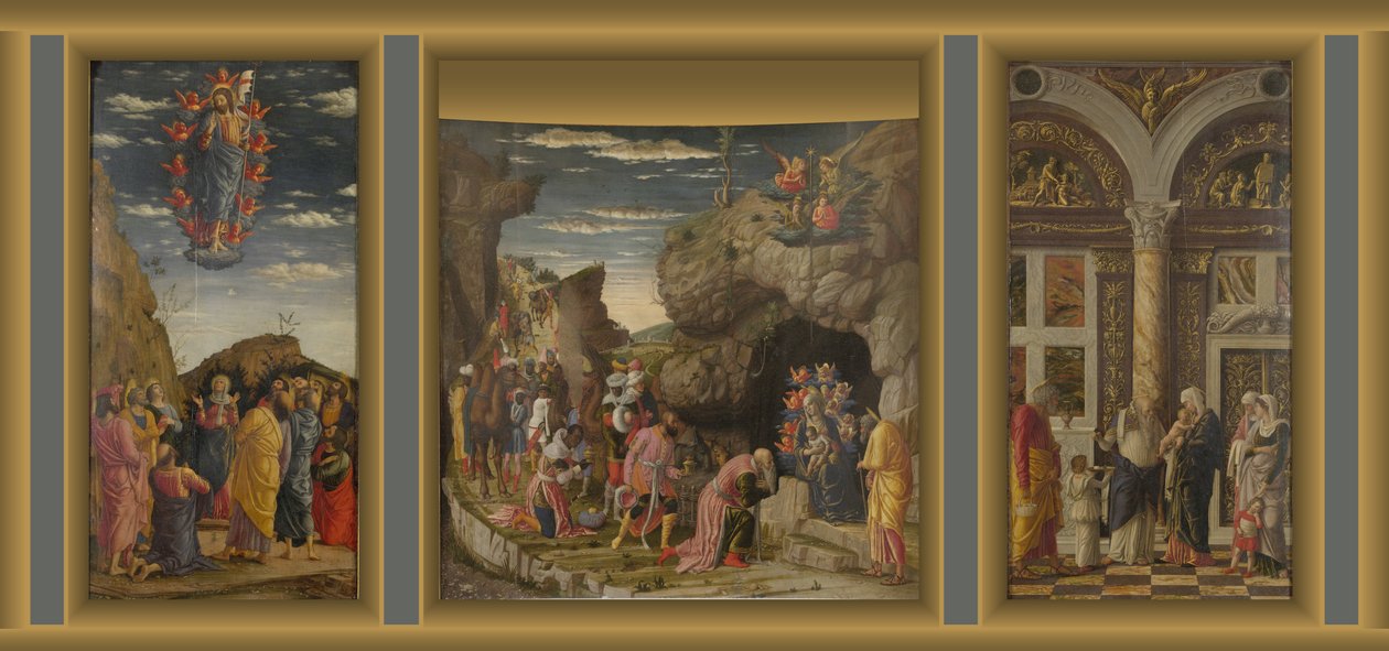 Triptichon alkotó: Andrea Mantegna