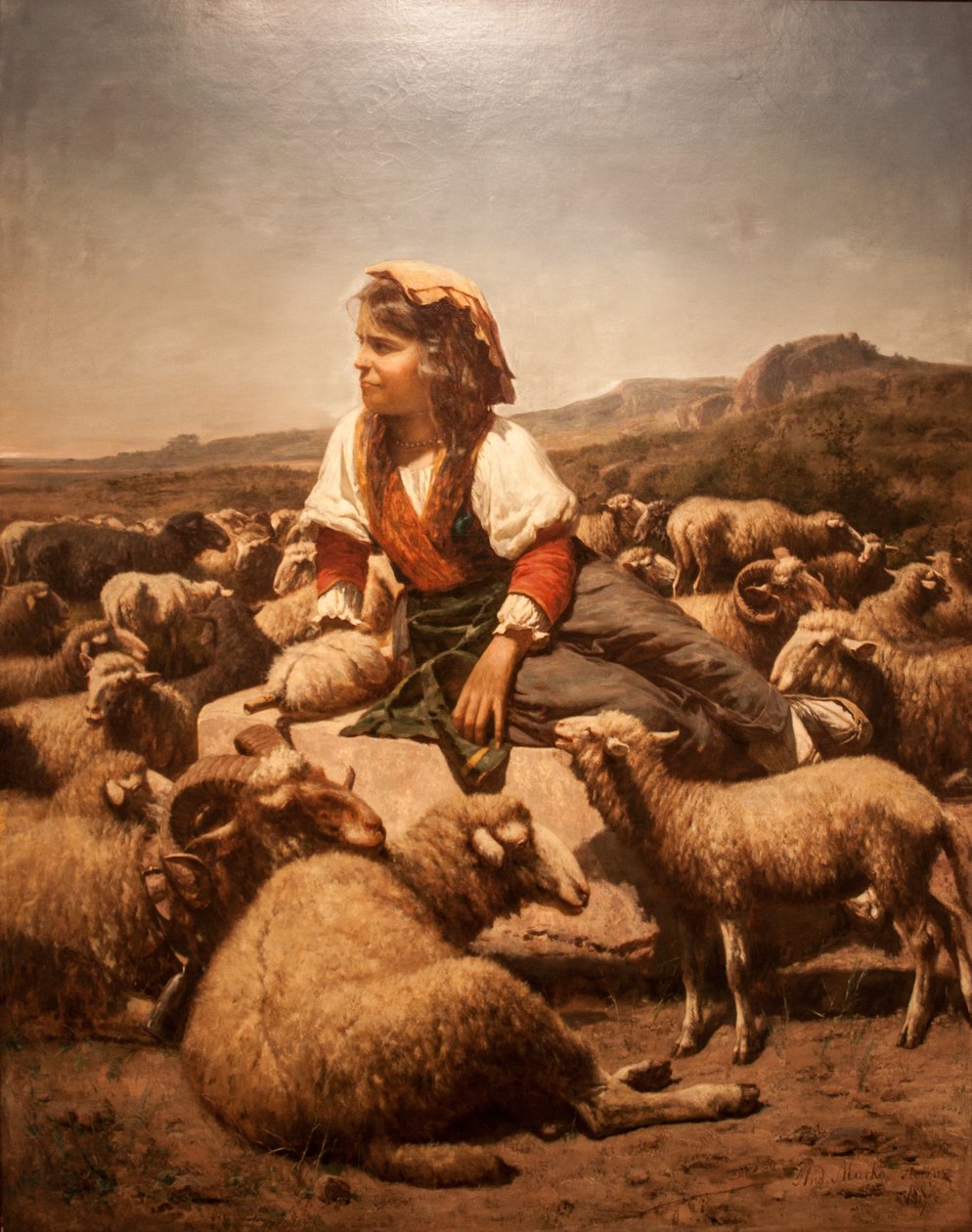 PasztorlanykanAngol: Shepherd_Girln alkotó: Andreas Marko