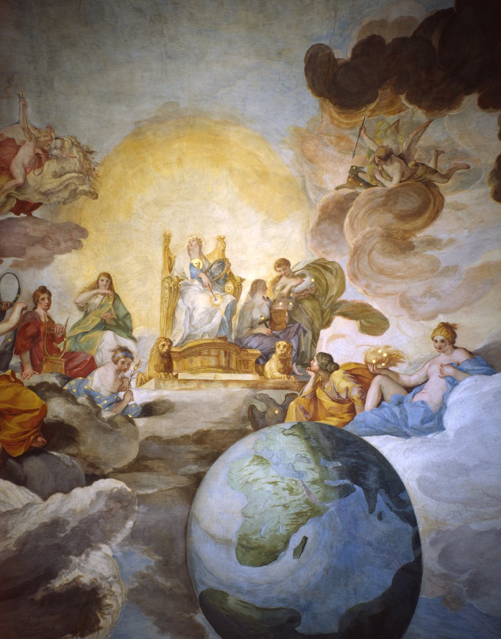 Az isteni bölcsesség allegóriája, 1629-33 alkotó: Andrea Sacchi