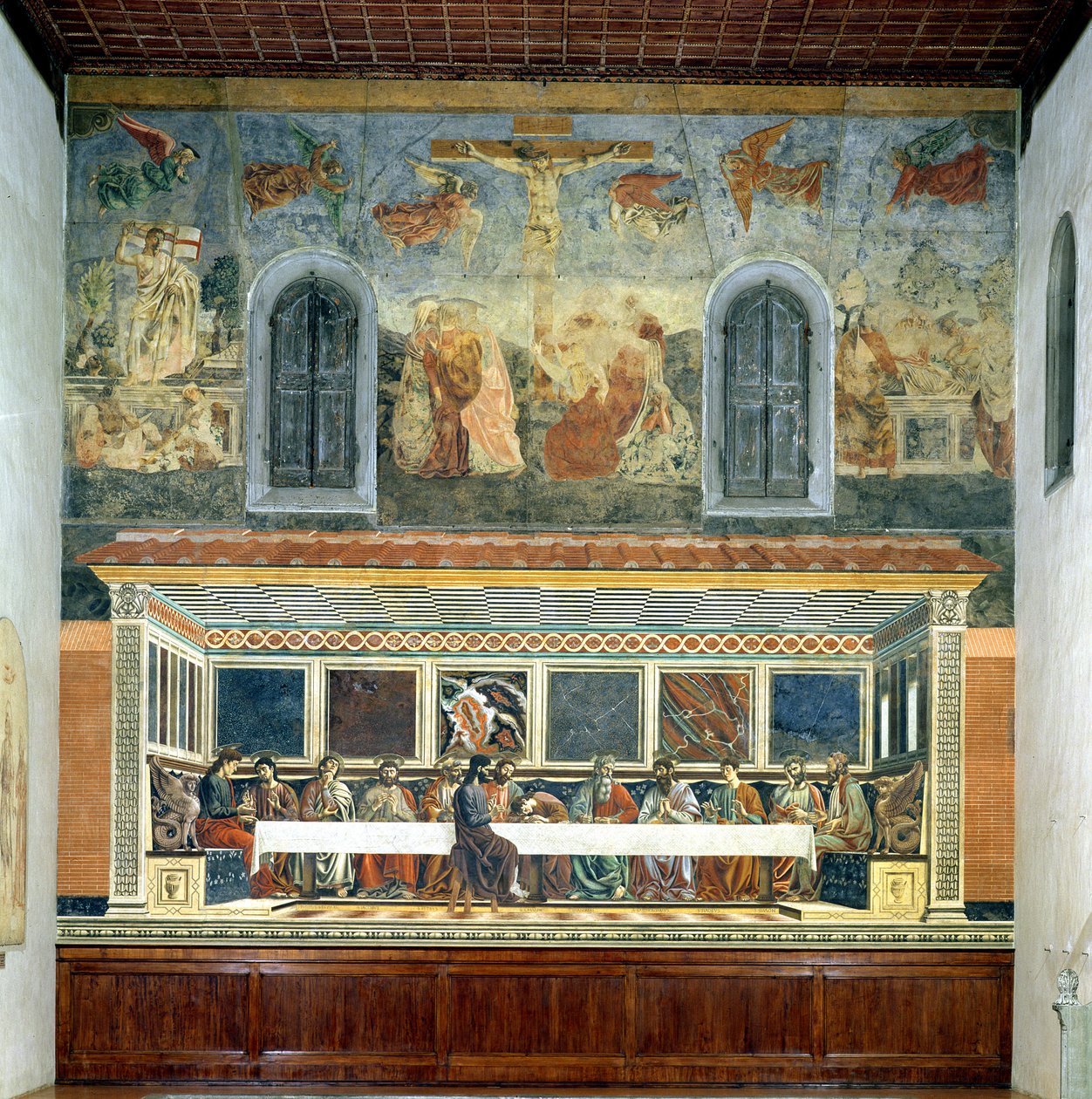 Az utolsó vacsora alkotó: Andrea del Castagno