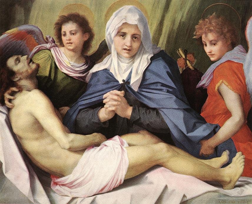 Krisztus siralma alkotó: Andrea del Sarto