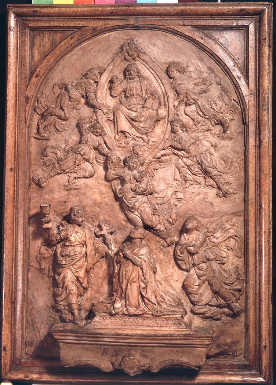 Vázlat Forteguerri kenotaphhoz (fa) alkotó: Andrea del Verrocchio