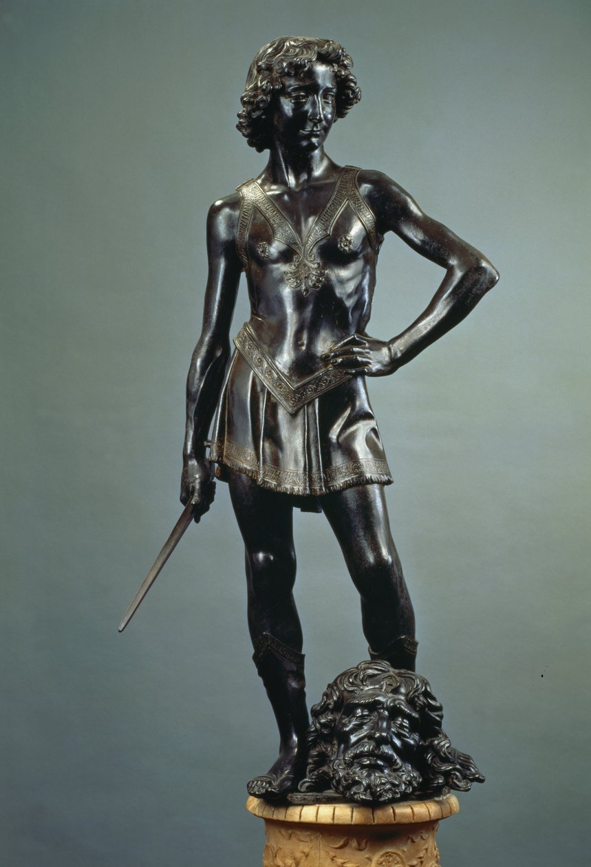 Dávid, 1470 körül (bronz) (lásd még 220043) alkotó: Andrea del Verrocchio
