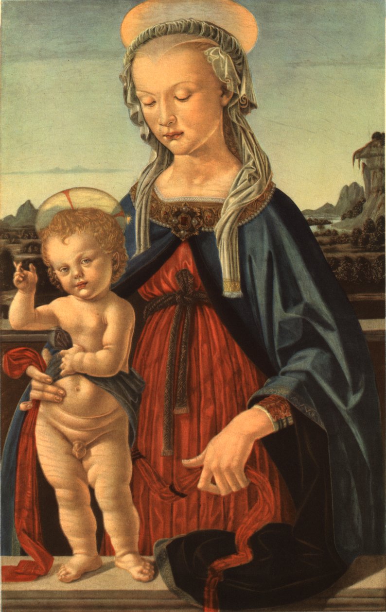 Madonna alkotó: Andrea del Verrocchio