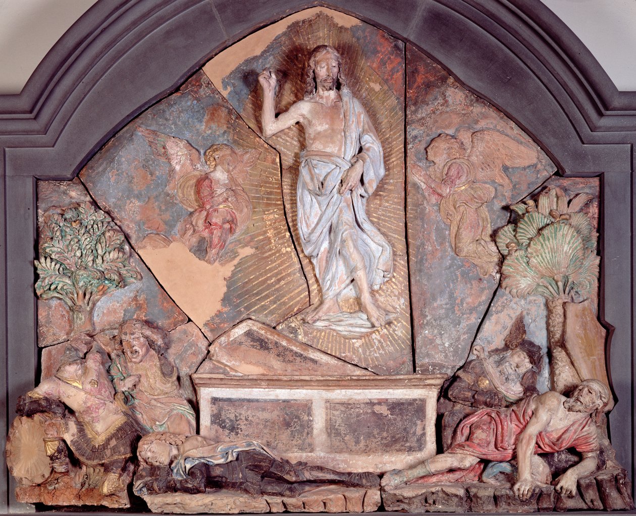 The Careggi Resurrection (polikróm terrakotta) alkotó: Andrea del Verrocchio