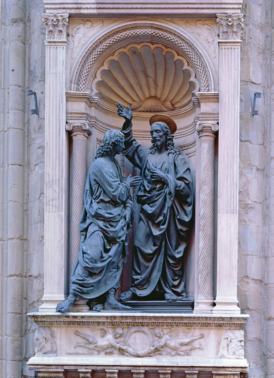 A kétkedő Tamás (bronz) alkotó: Andrea del Verrocchio