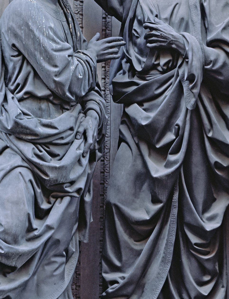 A Kétkedő Tamás bronz részlete 237841 alkotó: Andrea del Verrocchio