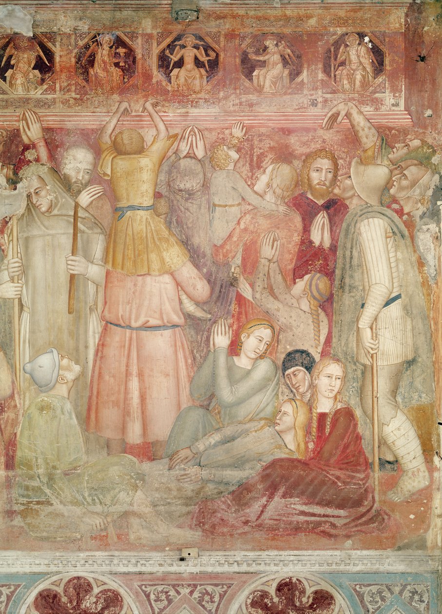 Szent Péter vértanú prédikációja, 1366-68 körül alkotó: Andrea di Bonaiuto