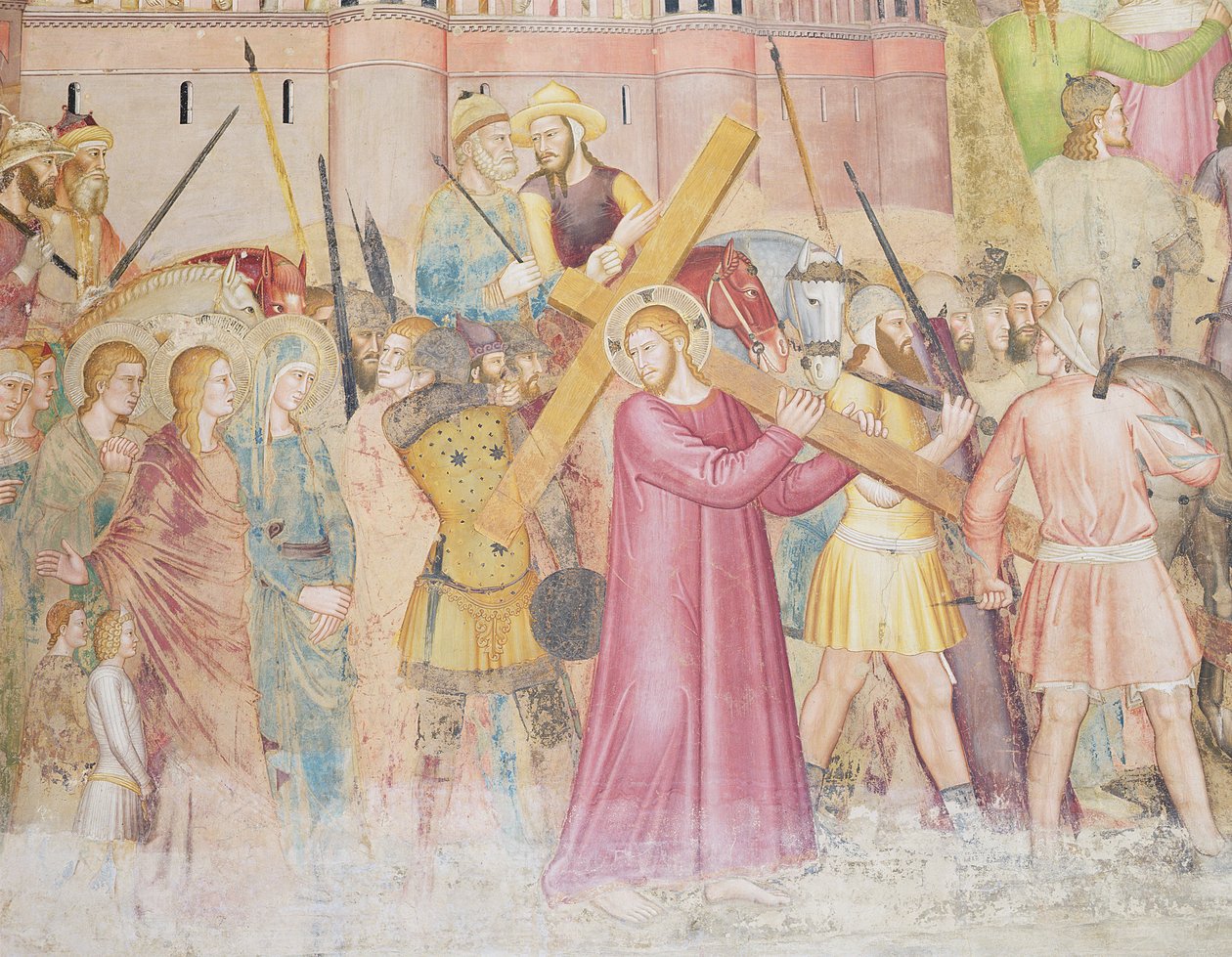 Az út a kálváriához, Capellone degli Spagnoli, 1365-67 alkotó: Andrea di Bonaiuto