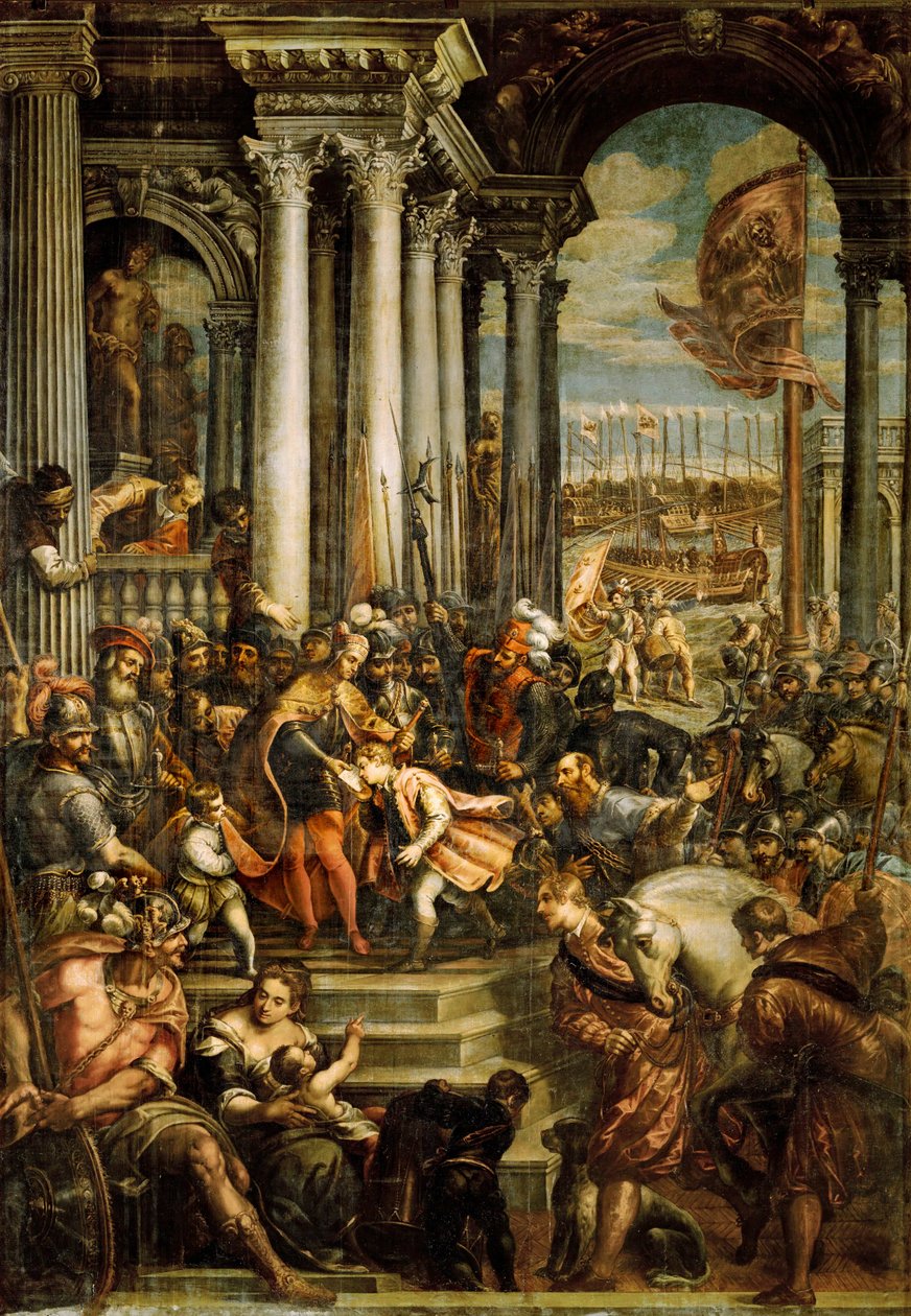 A bizánci császár Alexius IV Angelus ... (olaj, vászon) alkotó: Andrea (1539 1614) Vicentino