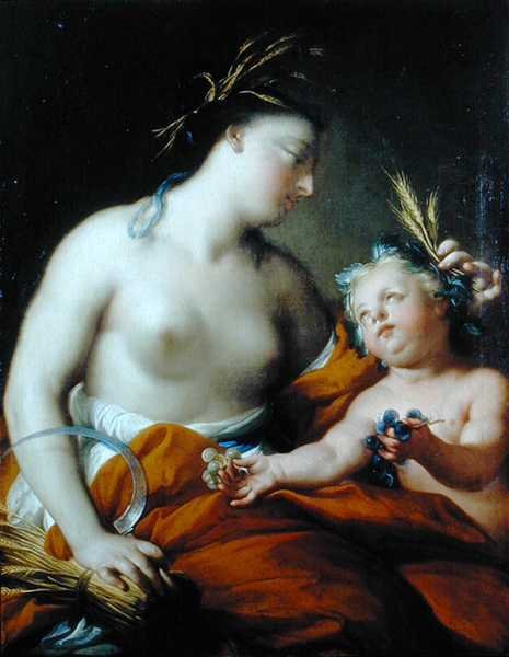 Őszi allegória (Ceres) (olaj, vászon) alkotó: Andrea (attr.to) Casali
