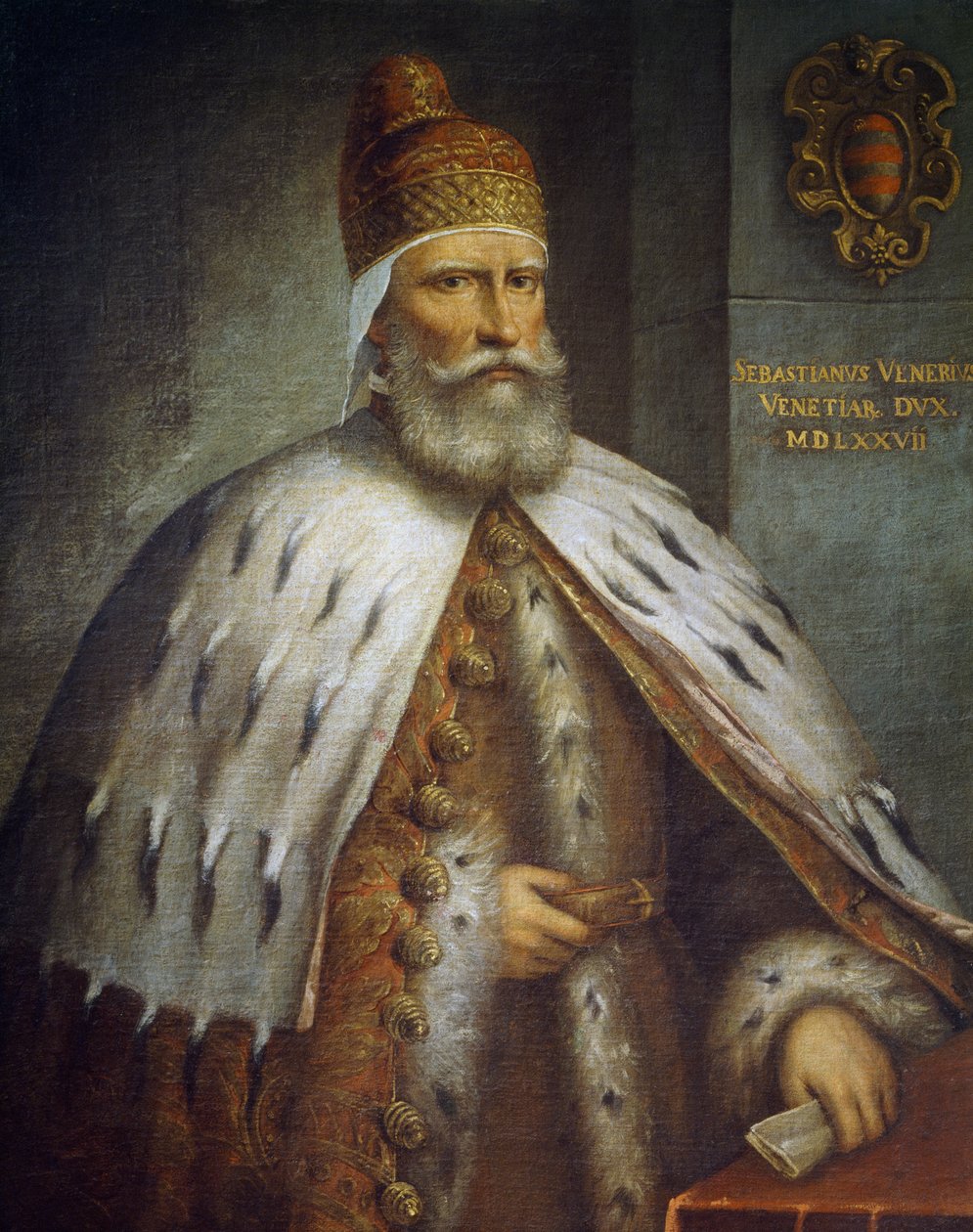 Sebastiano Venier dózse (kb. 1496-1578) portréja alkotó: Andrea (c.1542 c.1617) Michieli