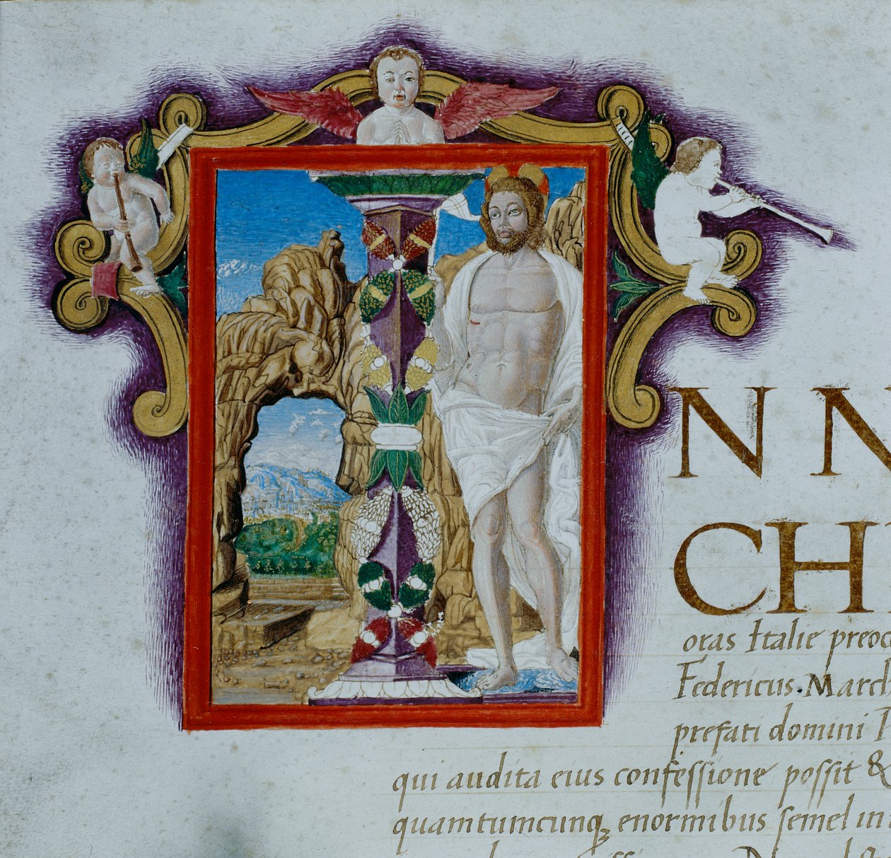 Feltámadás alkotó: Andrea (school of) Mantegna