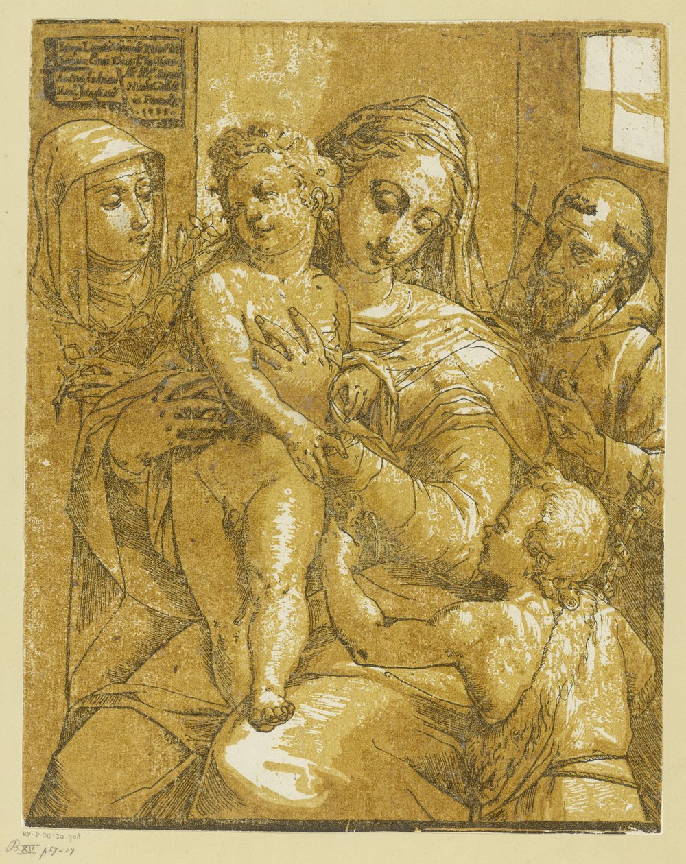 Mária Krisztus gyermekével alkotó: Andrea Andreani