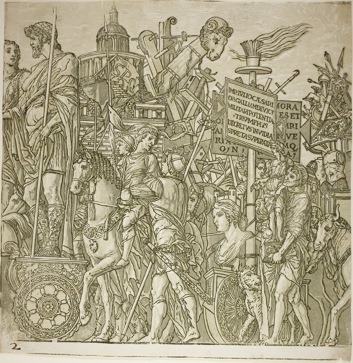 Caesar diadala alkotó: Andrea Andreani