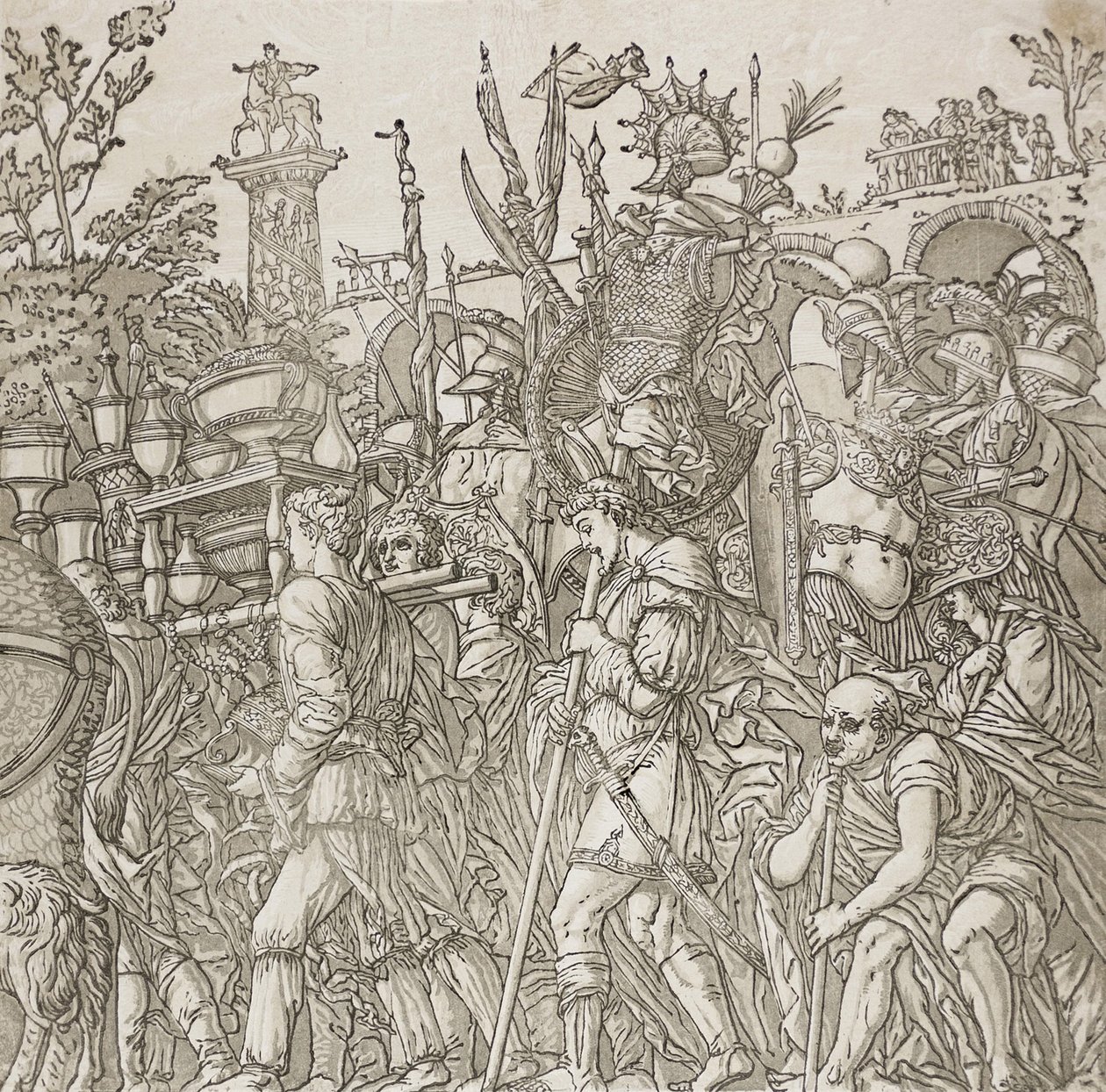 Caesar diadala, 1599 alkotó: Andrea Andreani