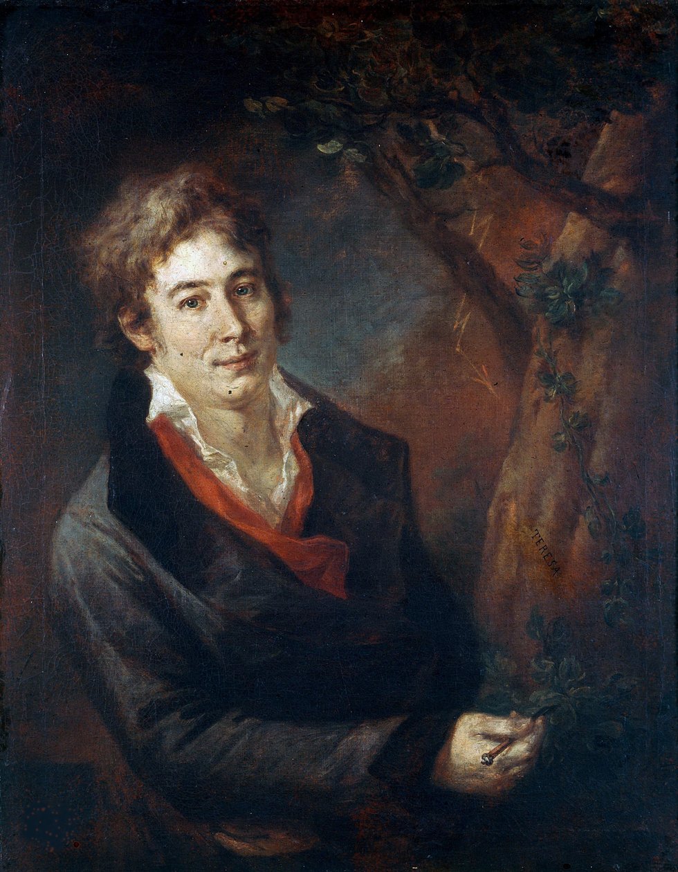 Ugo Foscolo portréja 1778-1827, 1801-1802. alkotó: Andrea Appiani