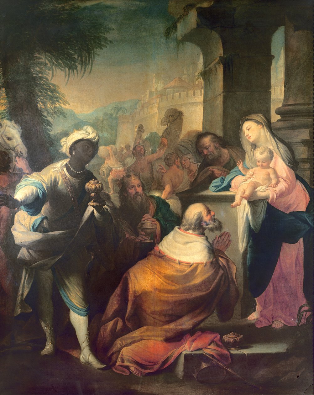 A mágusok imádása, 1750 körül (részletekért lásd: 87286) alkotó: Andrea Casali