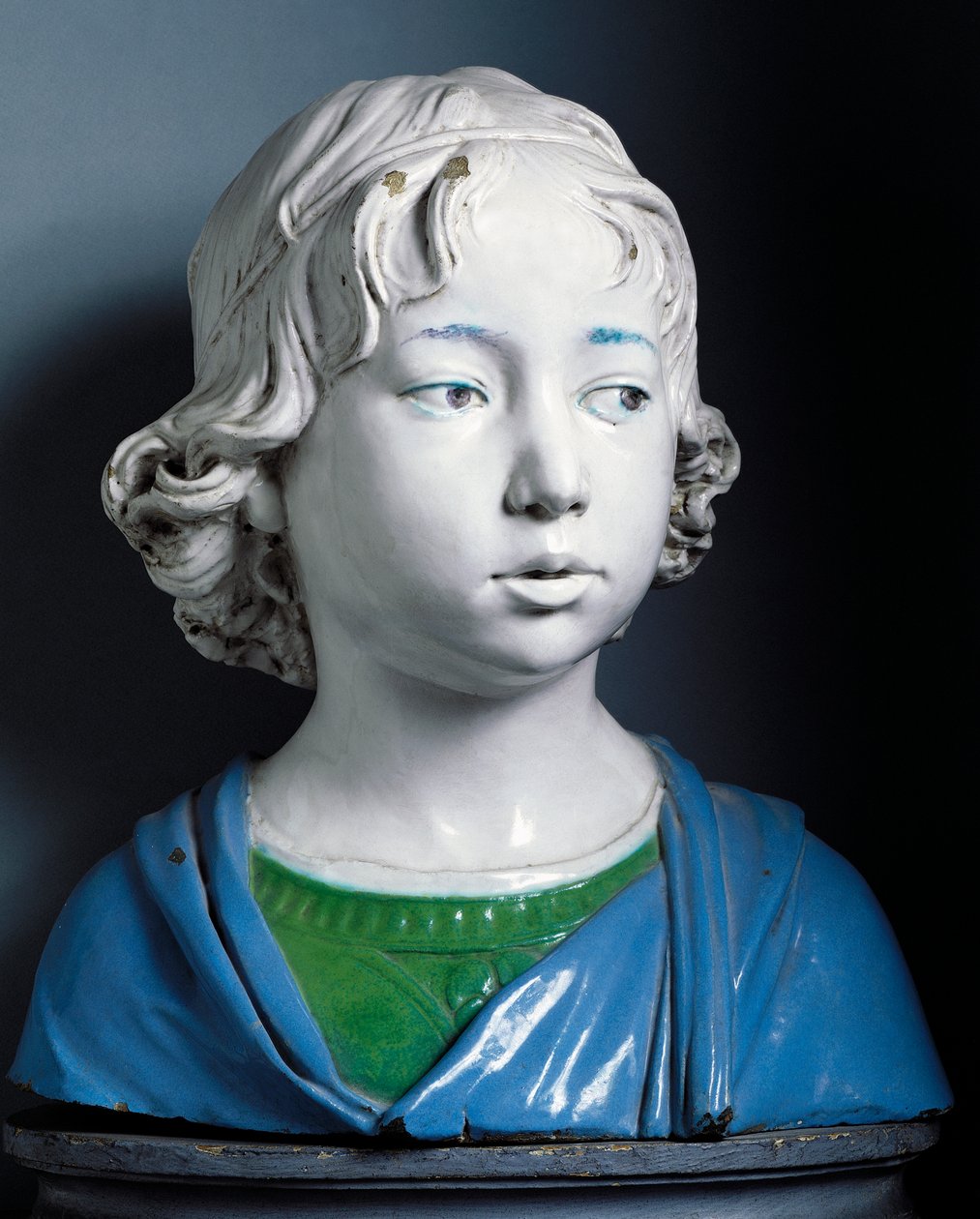 Gyermekfej, Andrea della Robbia (1435- 1525 körül) alkotó: Andrea Della Robbia