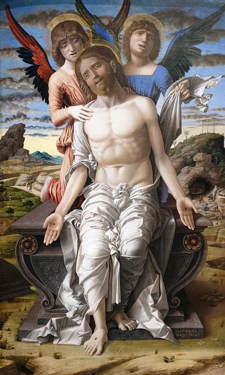 Krisztus mint a fájdalmak embere alkotó: Andrea Mantegna