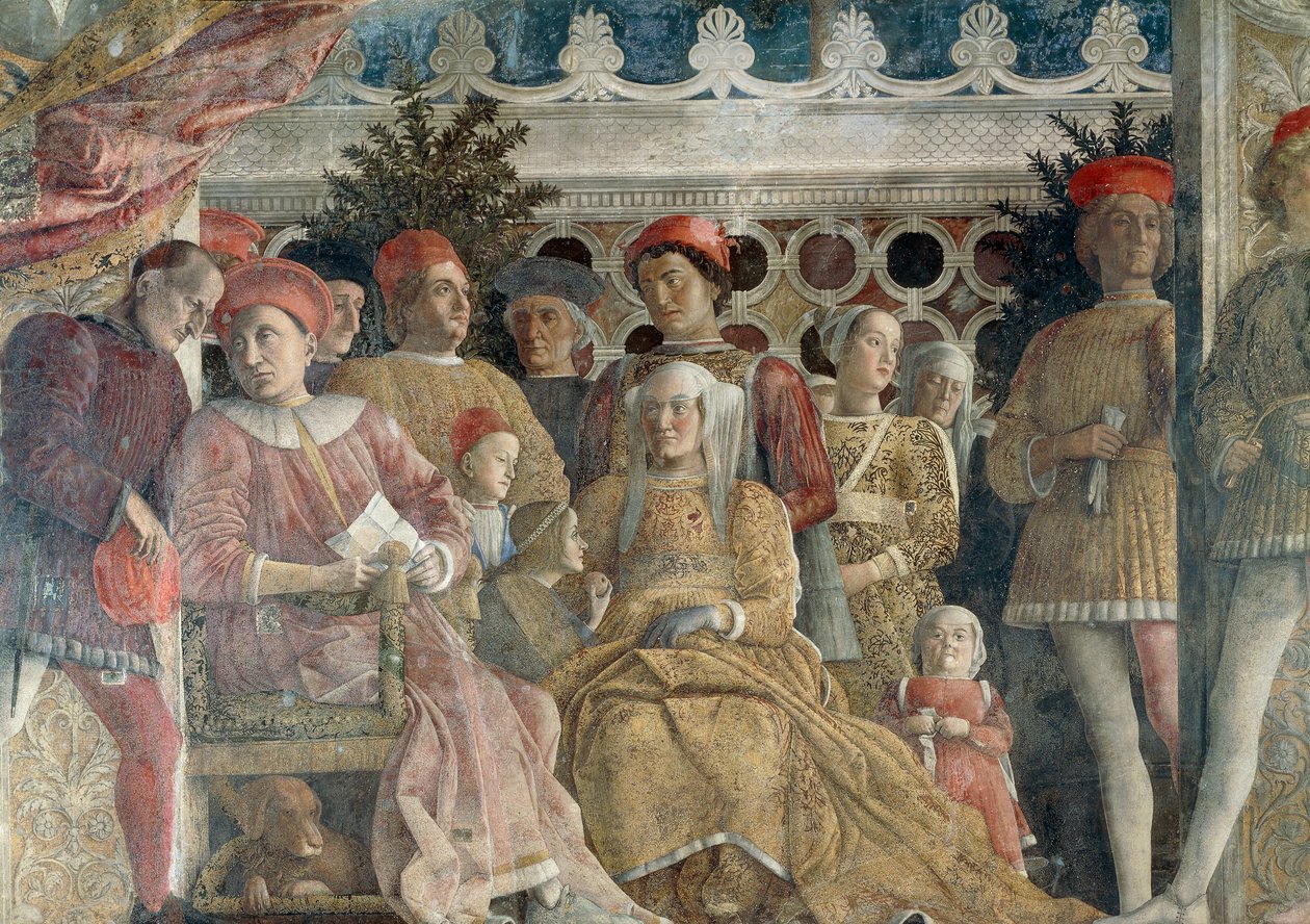Court Wall, a központi jelenet alkotó: Andrea Mantegna