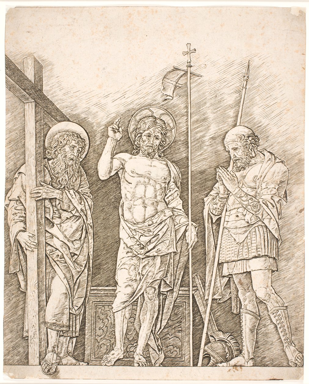 A feltámadott Krisztus alkotó: Andrea Mantegna