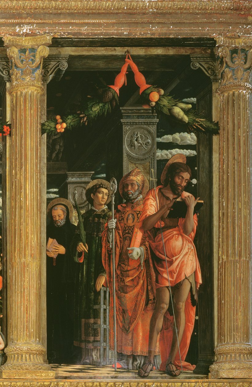 A San Zeno-oltár részlete, 1456-60 alkotó: Andrea Mantegna