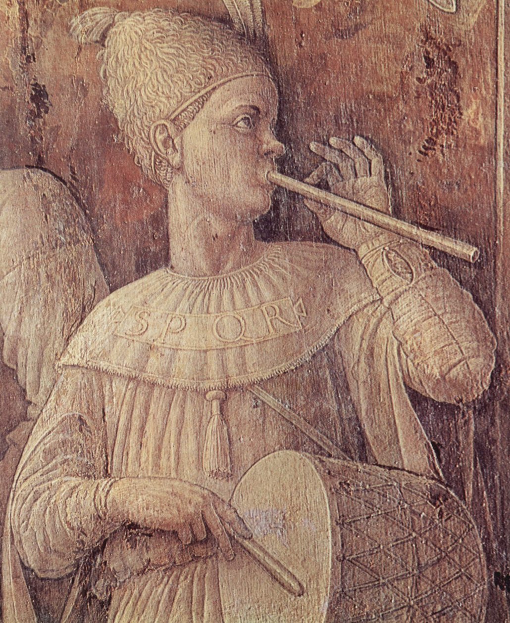 Német: Triumph des Scipio A Cybele-kultusz bevezetése Rómában alkotó: Andrea Mantegna