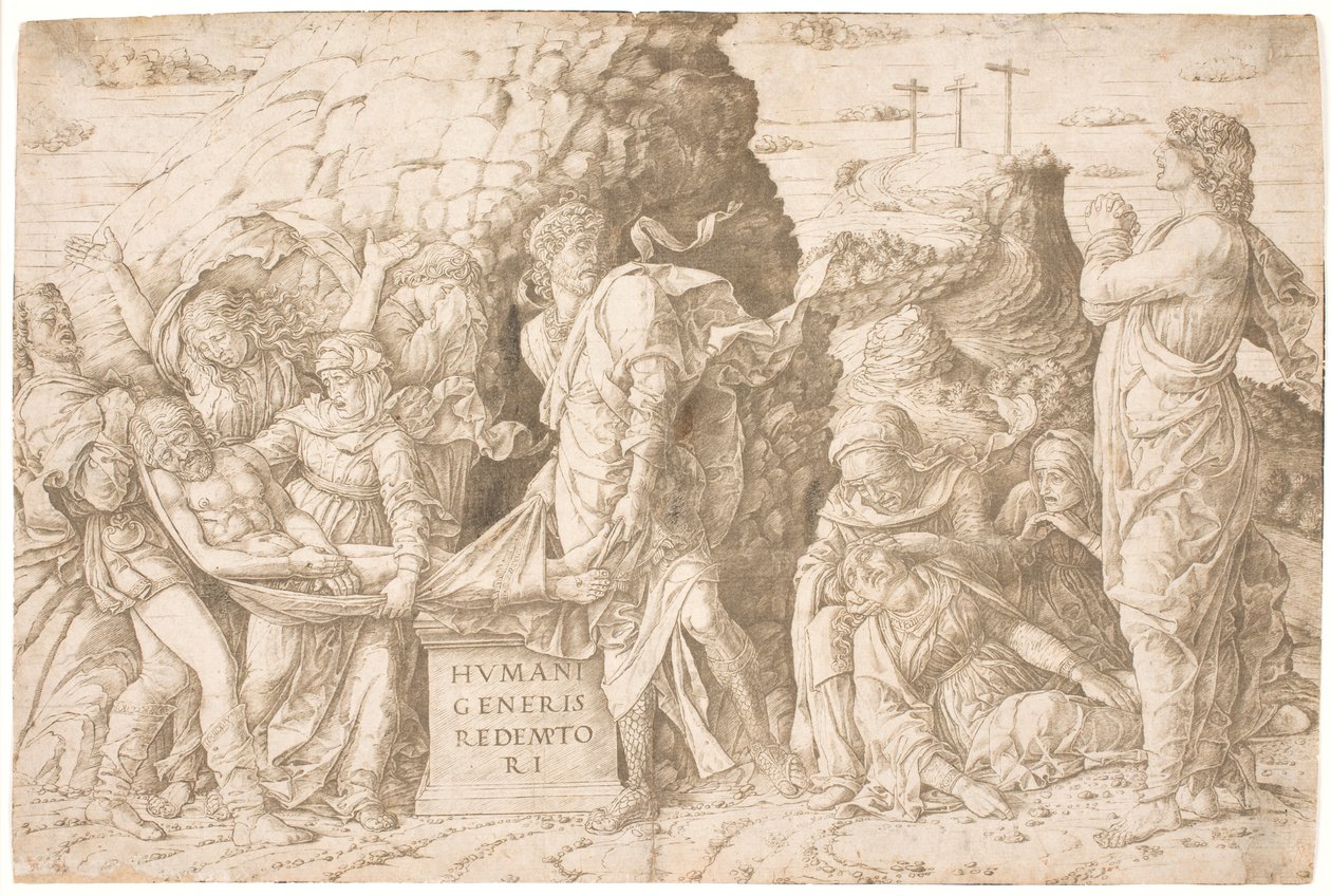 A temetés alkotó: Andrea Mantegna