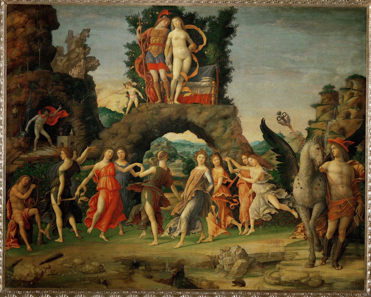 Il Parnasso. Mars és Vénusz ... alkotó: Andrea Mantegna