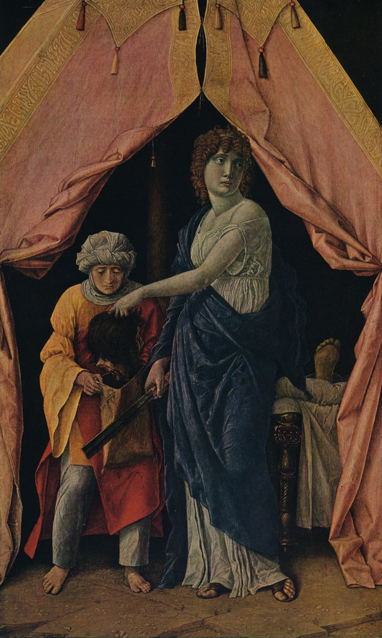 Judit Holofernész fejével, 1495-1500 alkotó: Andrea Mantegna