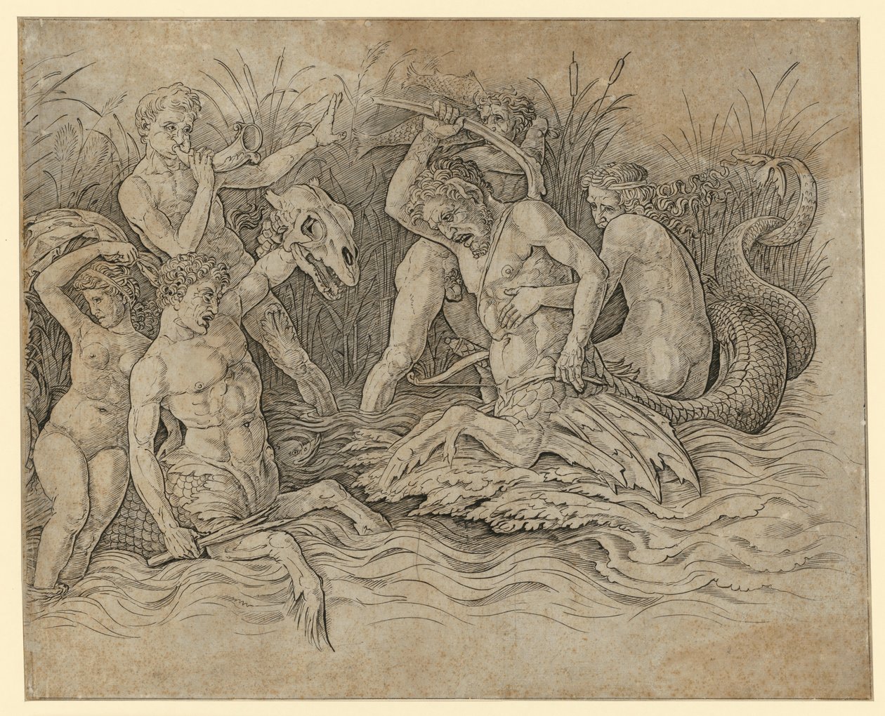 A tengeri istenek harca alkotó: Andrea Mantegna