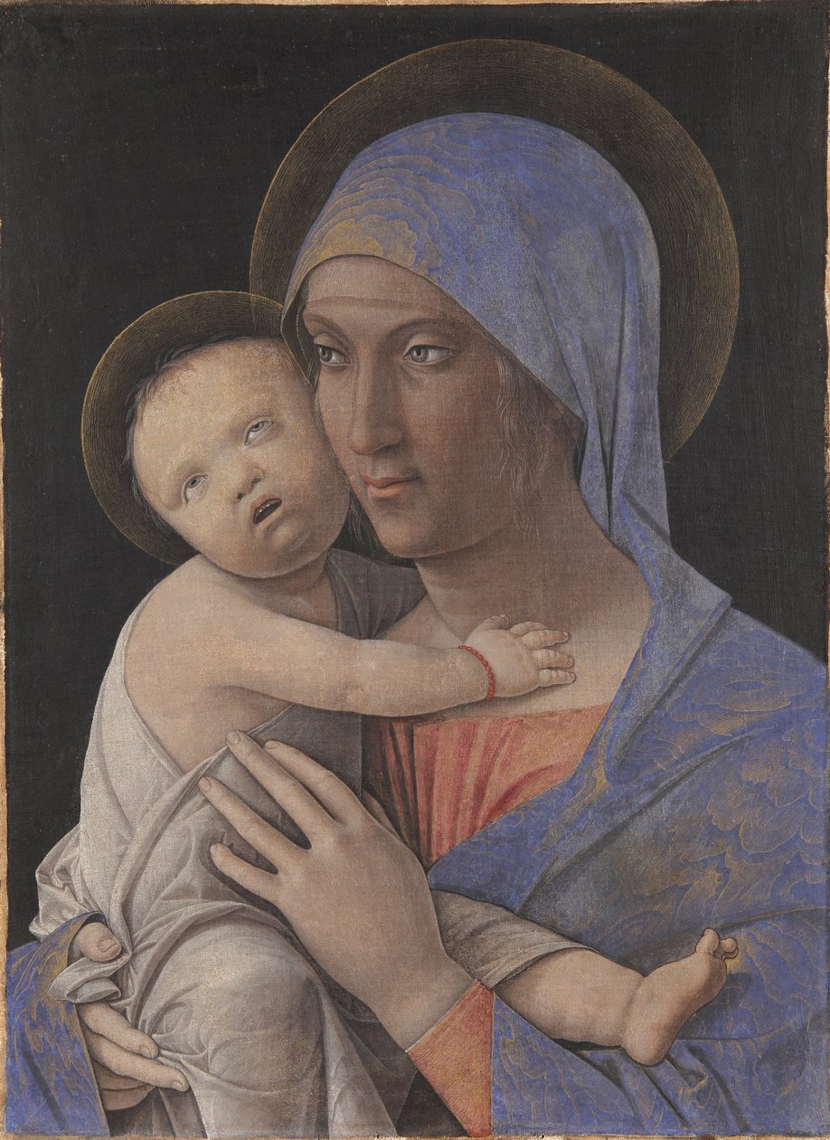 Madonna gyermekével, 1480. alkotó: Andrea Mantegna