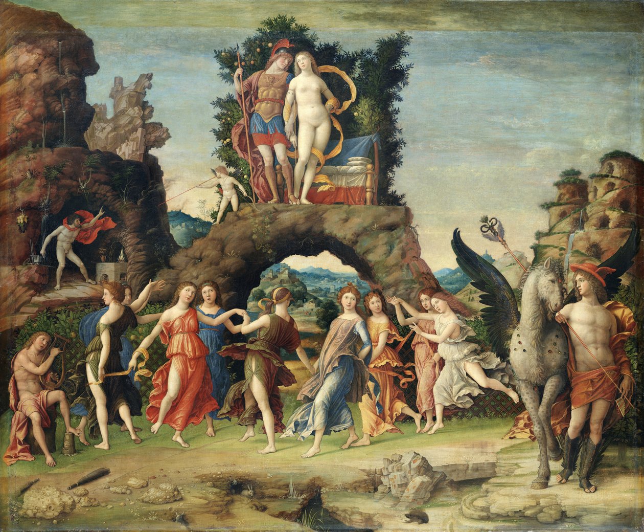 Parnasszus alkotó: Andrea Mantegna