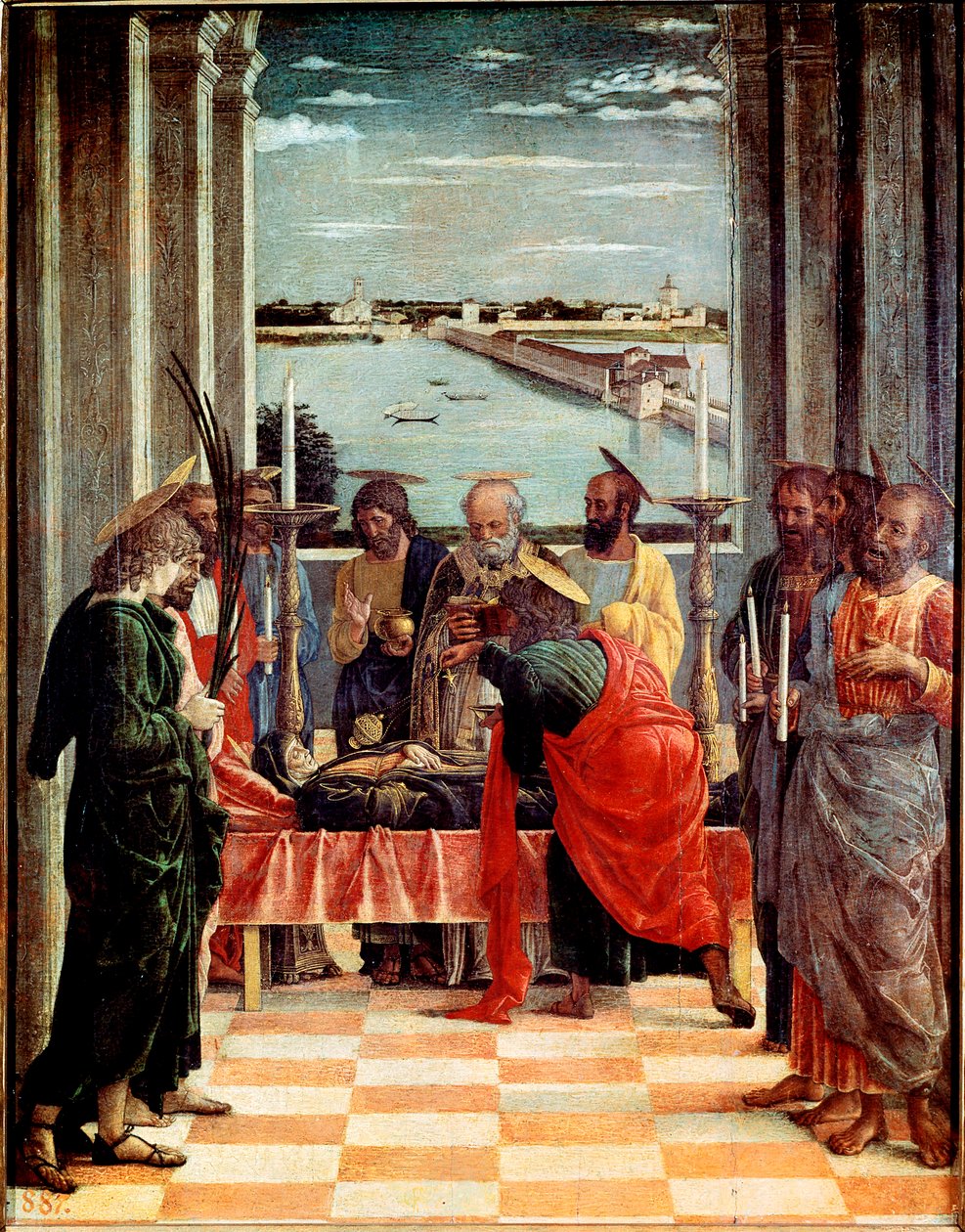 A Szűz halála (Festmény alkotó: Andrea Mantegna