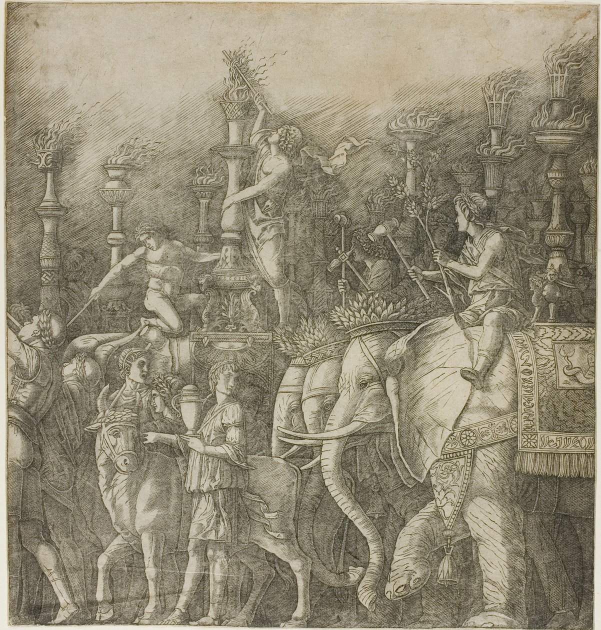 Julius Caesar diadala alkotó: Andrea Mantegna