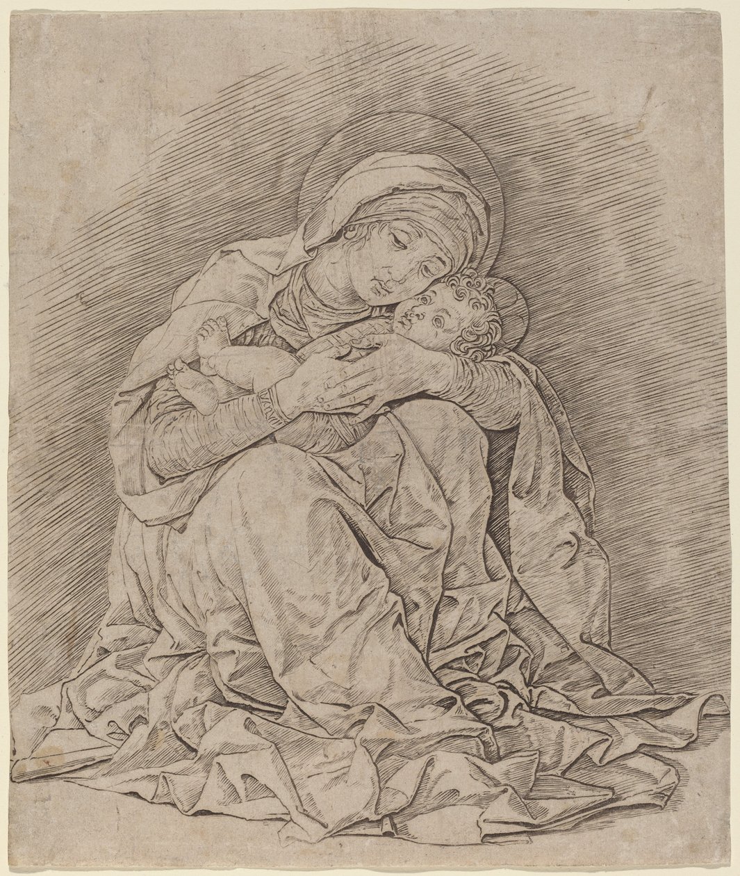 A Szűz és a Gyermek alkotó: Andrea Mantegna