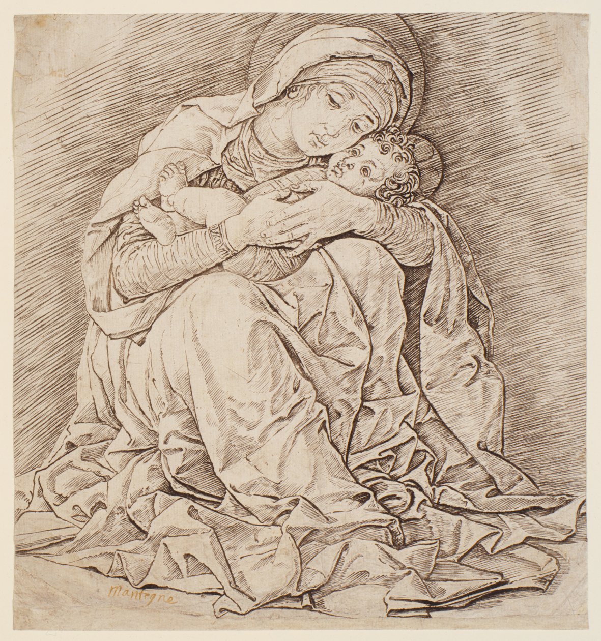 A Szűzanya a gyermekkel alkotó: Andrea Mantegna