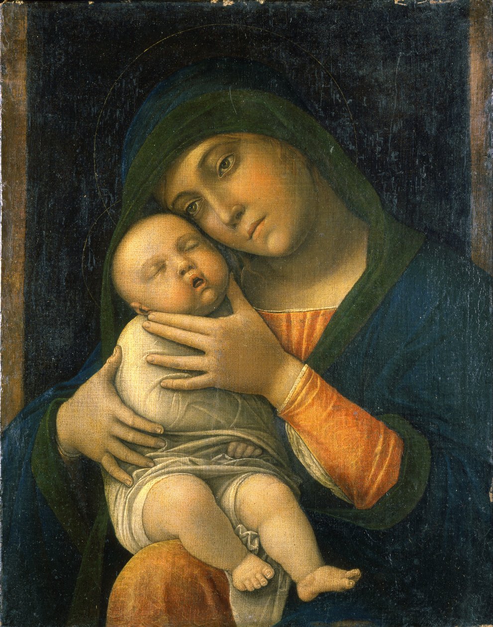 A Szűz és a Gyermek alkotó: Andrea Mantegna