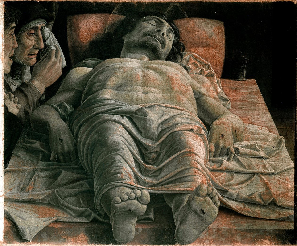 A halott Krisztus alkotó: Andrea Mantegna