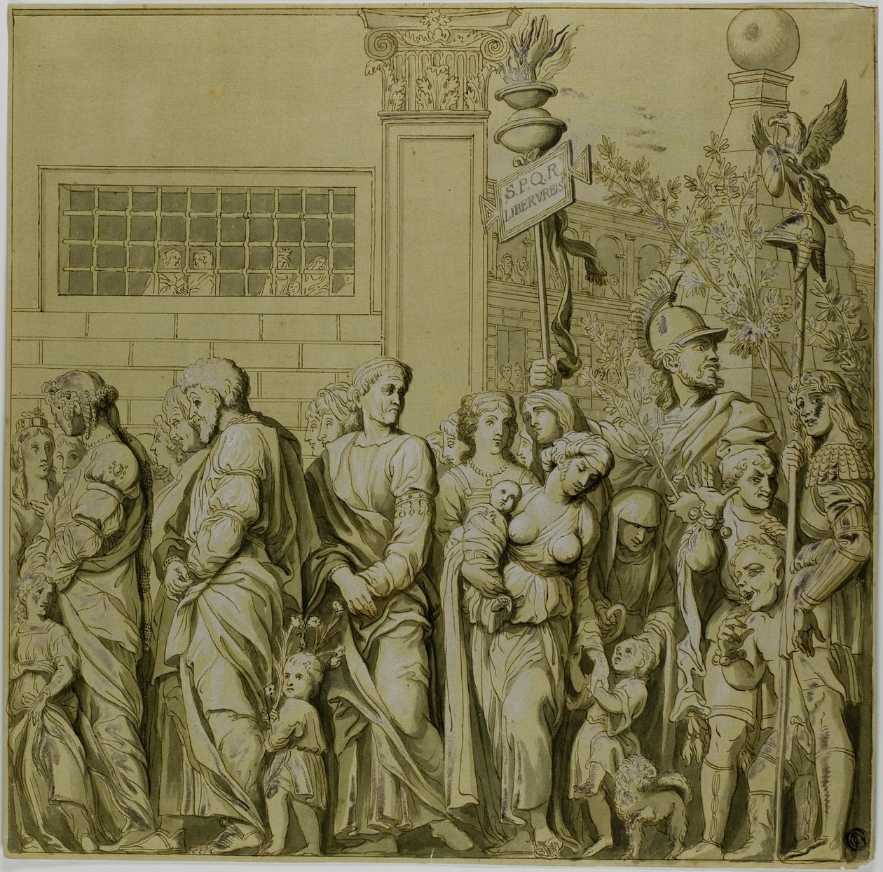 Julius Caesar diadalai: Vászon VII alkotó: Andrea Mantegna