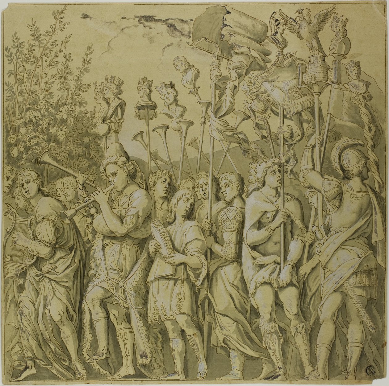Julius Caesar diadalai: Vászon VII alkotó: Andrea Mantegna