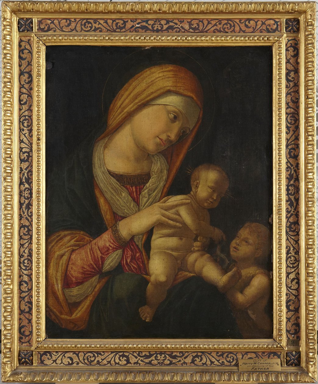 Szűz Mária a gyermekkel alkotó: Andrea Mantegna
