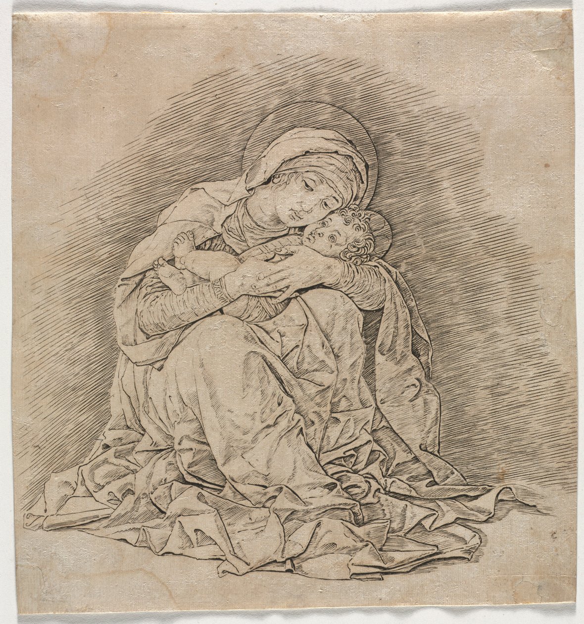 Szűz és gyermek, 1485-1491. alkotó: Andrea Mantegna